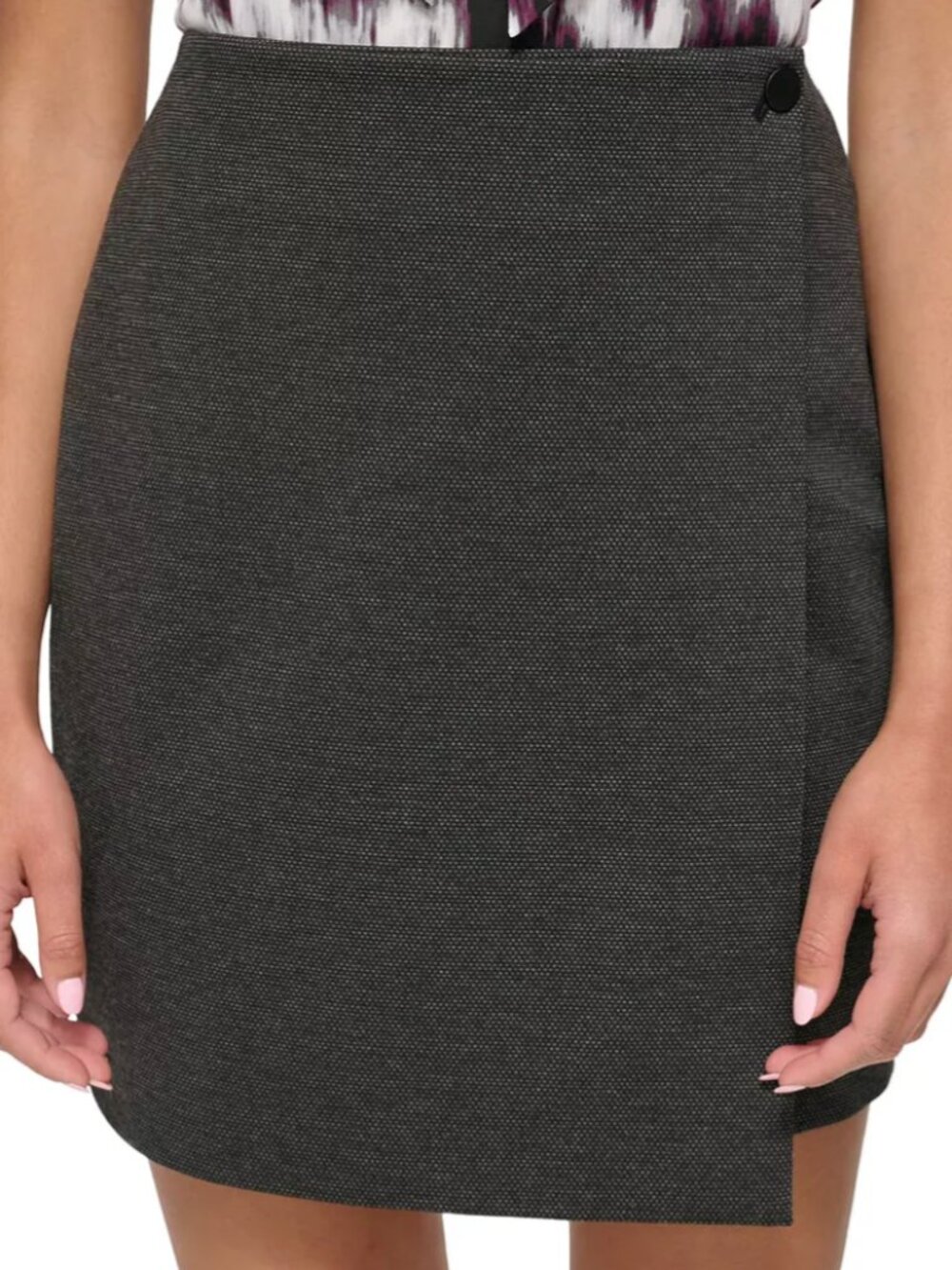 Calvin Klein Wrap-Front Mini Skirt | NWT | Size 8
